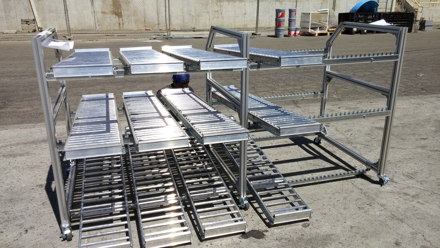 Bosch Rexroth: Aluminum Extrusion Flow Racks