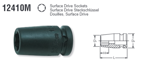 Koken Surface Drive Impact Socket