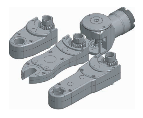 Lubbbering LSP3 Access Geared Offset Head - Inline Design