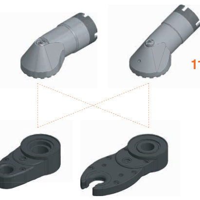 Lubbbering LSP3 Angle: Angle head & angle head stand-alone – 90° | 110°