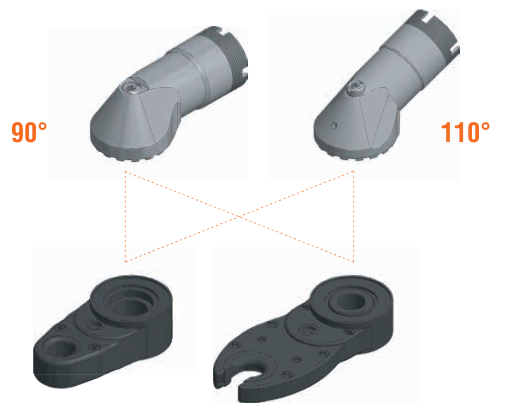 Lubbbering LSP3 Angle: Angle head & angle head stand-alone – 90° | 110°