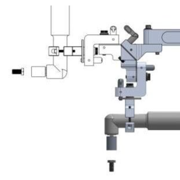 ETA Tool Arms: Torque arms for fastening both vertically and horizontally with the same electric right angle tool