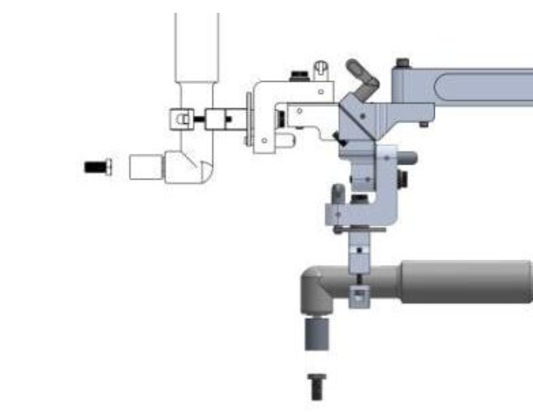 ETA Tool Arms: Torque arms for fastening both vertically and horizontally with the same electric right angle tool