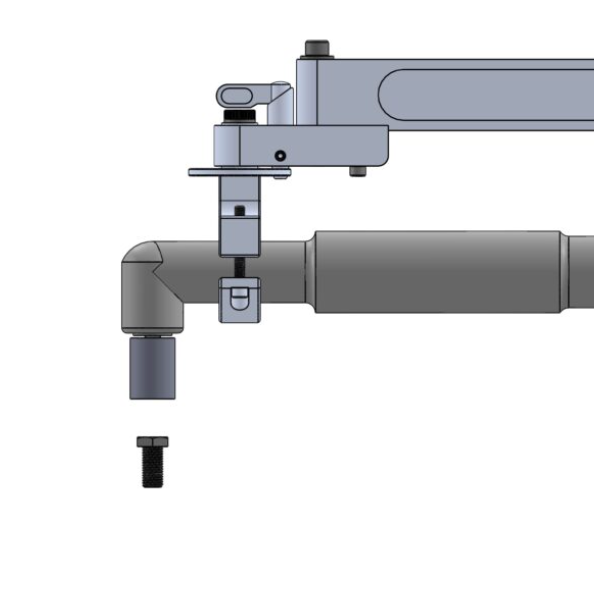 ETA Tool Arms: Torque arms for fastening vertically with right angle air tools