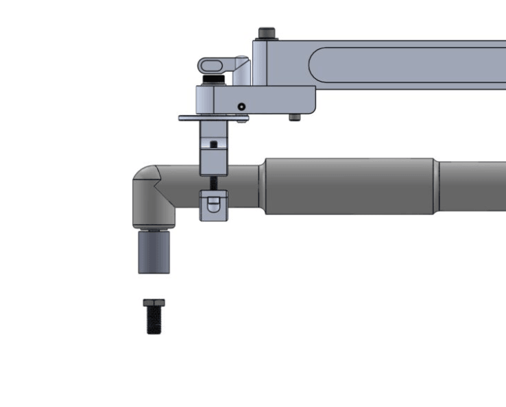 ETA Tool Arms: Torque arms for fastening vertically with right angle air tools