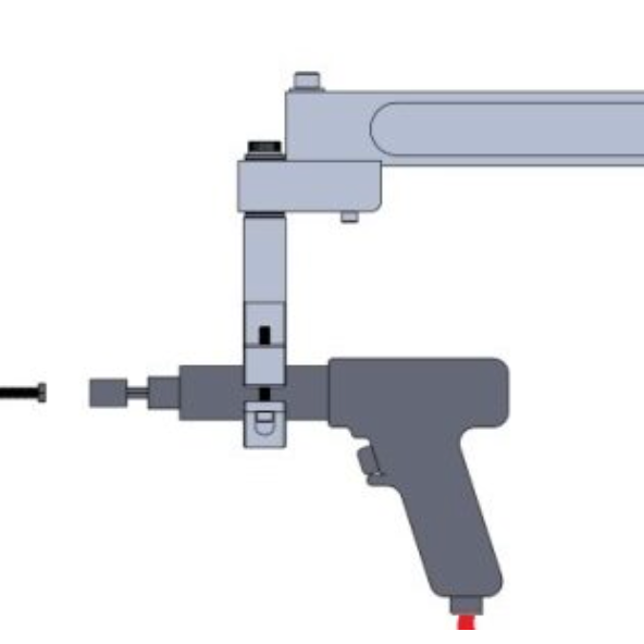 ETA Tool Arms: Torque arms for fastening horizontally with inline or pistol air tools