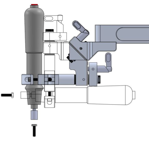 ETA Tool Arms: Torque arms for fastening both horizontally and vertically with the same inline or pistol air tool