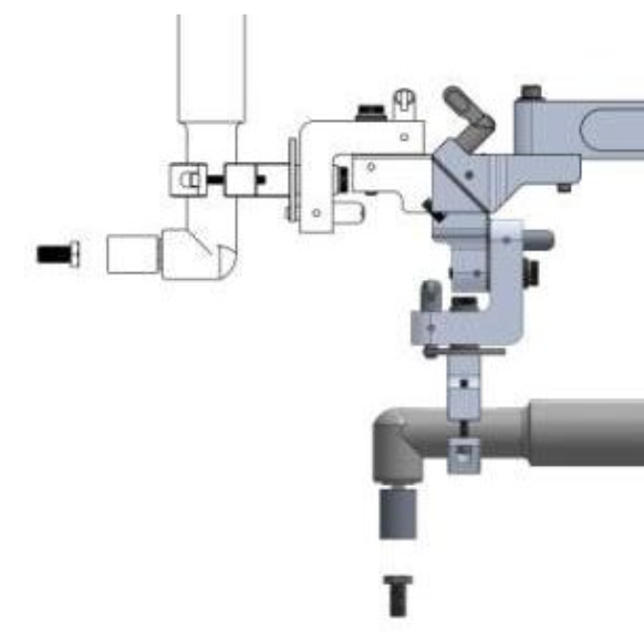 ETA Tool Arms: Torque arms for fastening both horizontally and vertically with the same right angle air tool