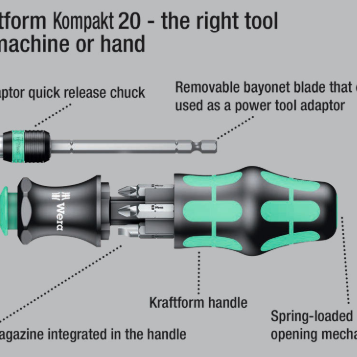 Wera Kraftform Kompakt Tools