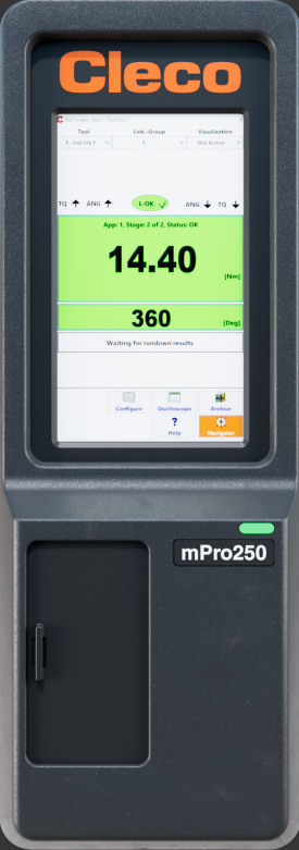 Cleco: New mPro250 — Integrated Manufacturing & Supply