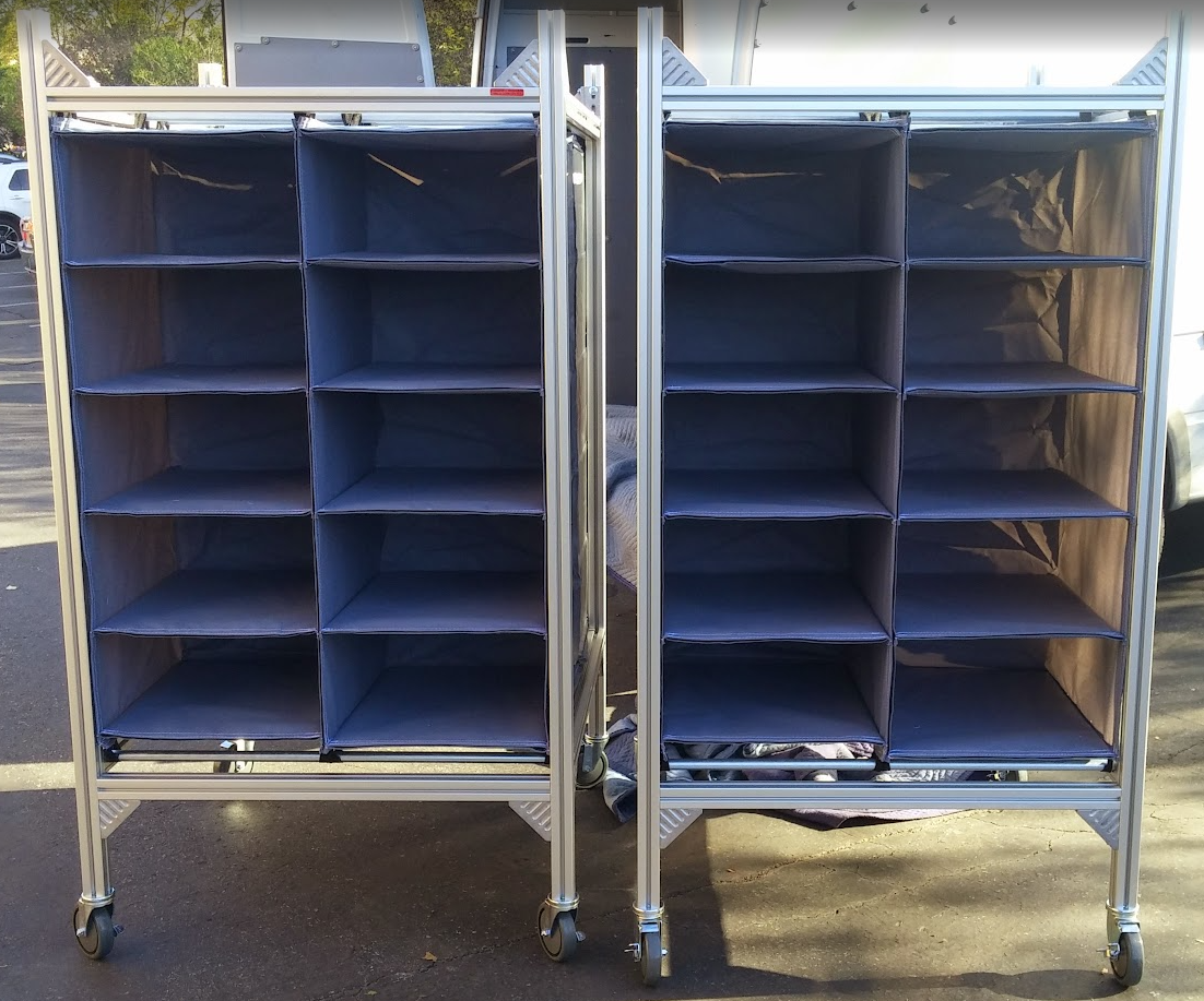 Bosch-Rexroth: Aluminum Extrusion Storage Racks