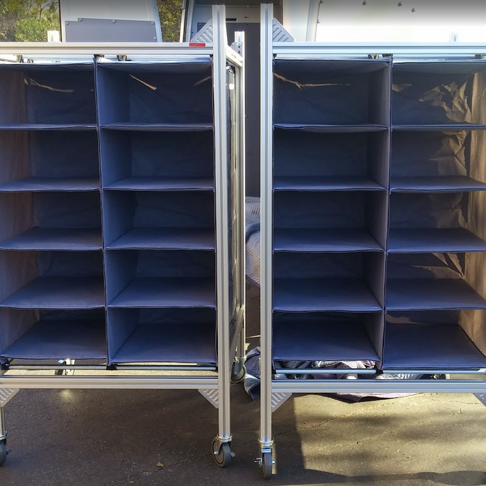 Bosch-Rexroth: Aluminum Extrusion Storage Racks