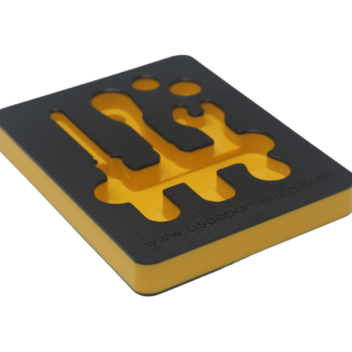 OSAAP: Plastic Shadowboard- Mill Text