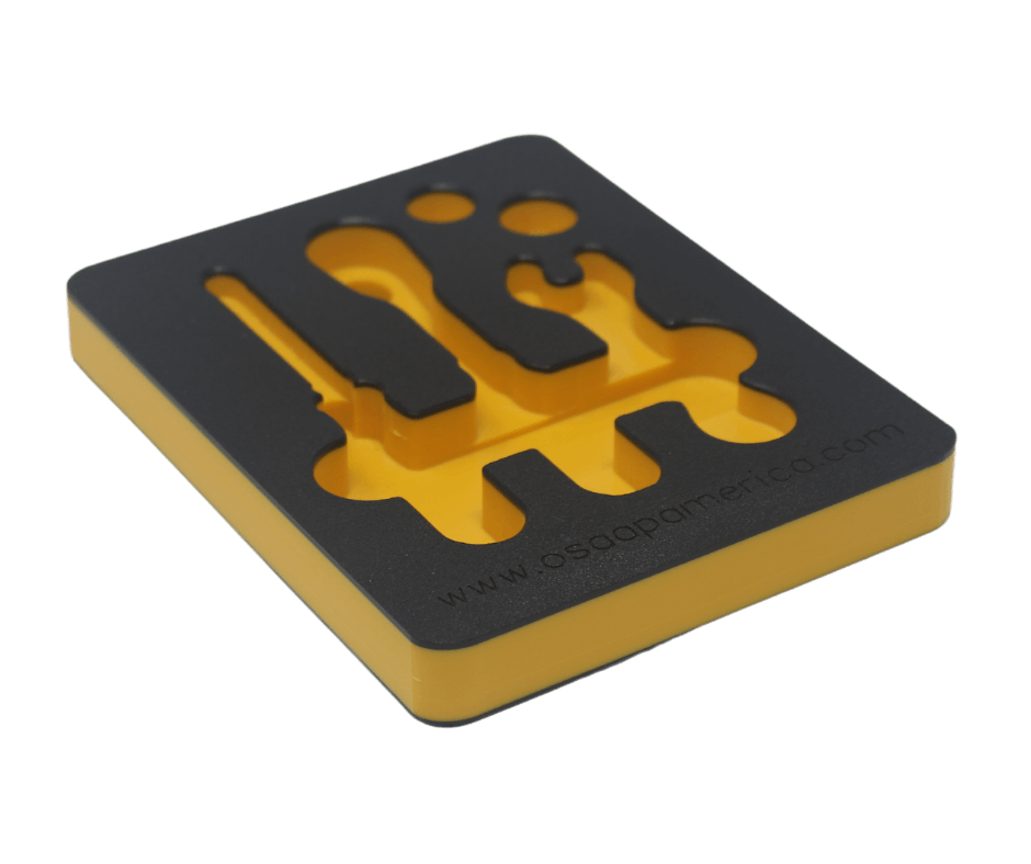 OSAAP: Plastic Shadowboard- Mill Text