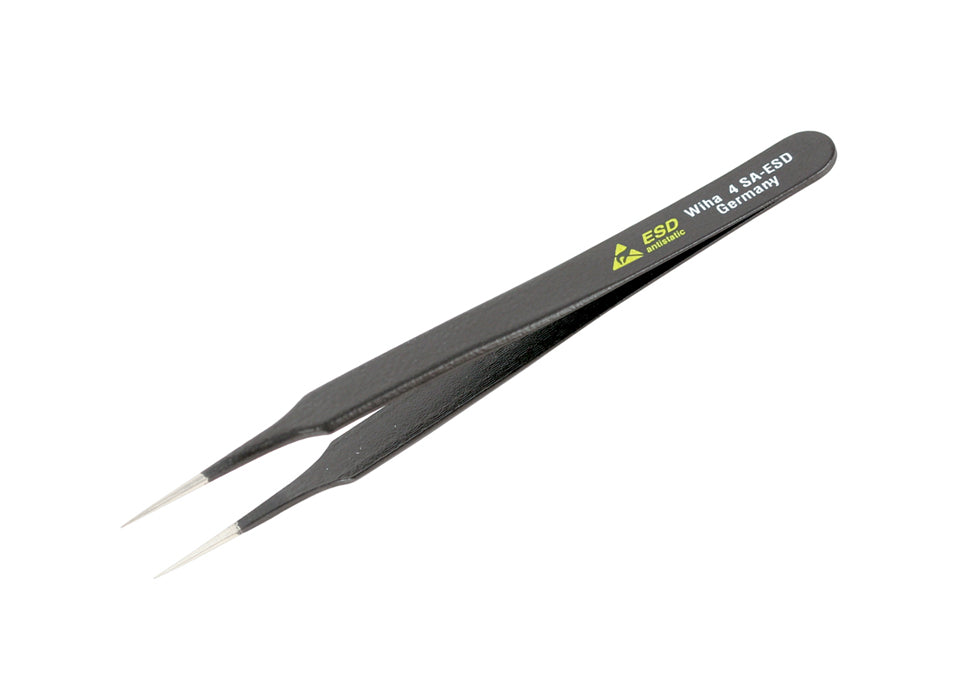 Wiha 44508 ESD Safe Tweezers 4 SA - 110mm