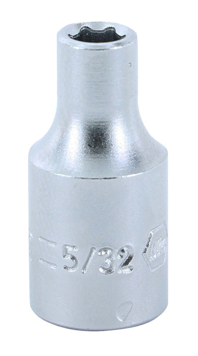 Wiha 33305 6 Point - 1/4 Inch Drive Socket - 5/32" x 25mm