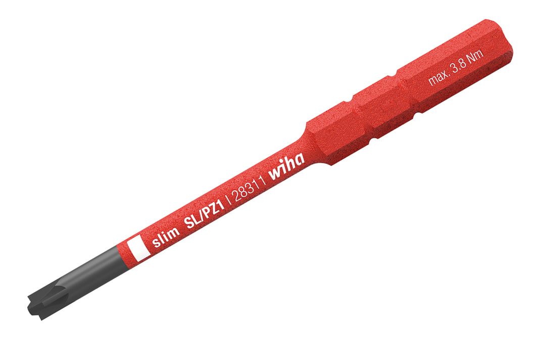 Wiha 28320 Insulated SlimLine Blade Slotted and Pozidrive #1