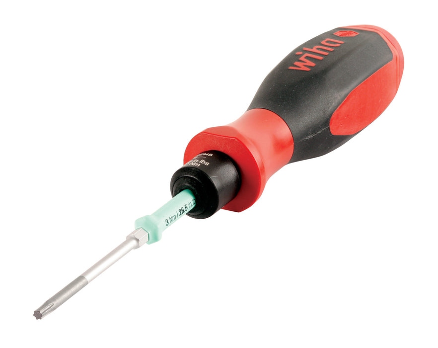 Wiha 29252 easyTorque SoftFinish Screwdriver Handle 12.4 In/lbs 1.4N - TorxPlus IP9