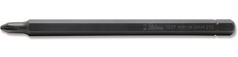 Ko-ken Screwdriver Bit, Phillips, Insert Bit