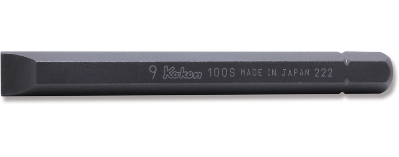 Ko-ken 100S.80-12, Slotted Screwdriver Bit