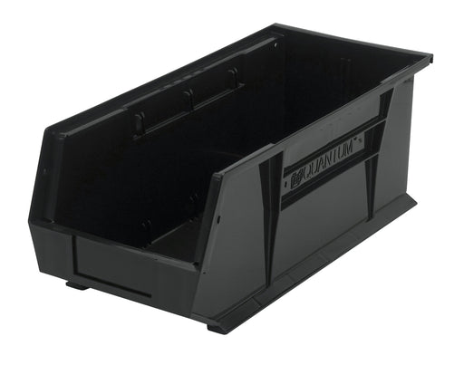 Quantum QUS248BK, QUS Quantum Ultra Stacking & Hanging Polypropylene Black Bins, By Multiples