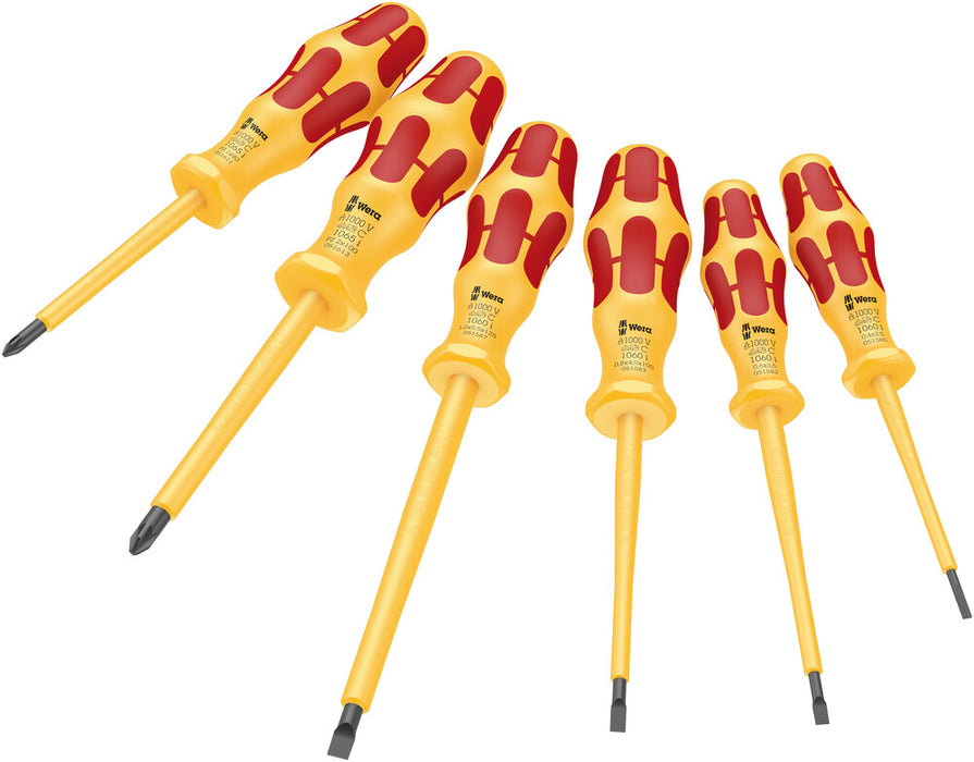 Wera 05051576001, 1060 i/1065 i/6 Kraftform VDE screwdriver set