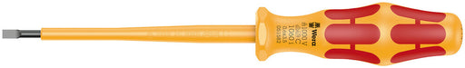 Wera 05051583001, Slotted, Insulated, Black Point Tip, Kraftform Screwdriver, 1060 i VDE