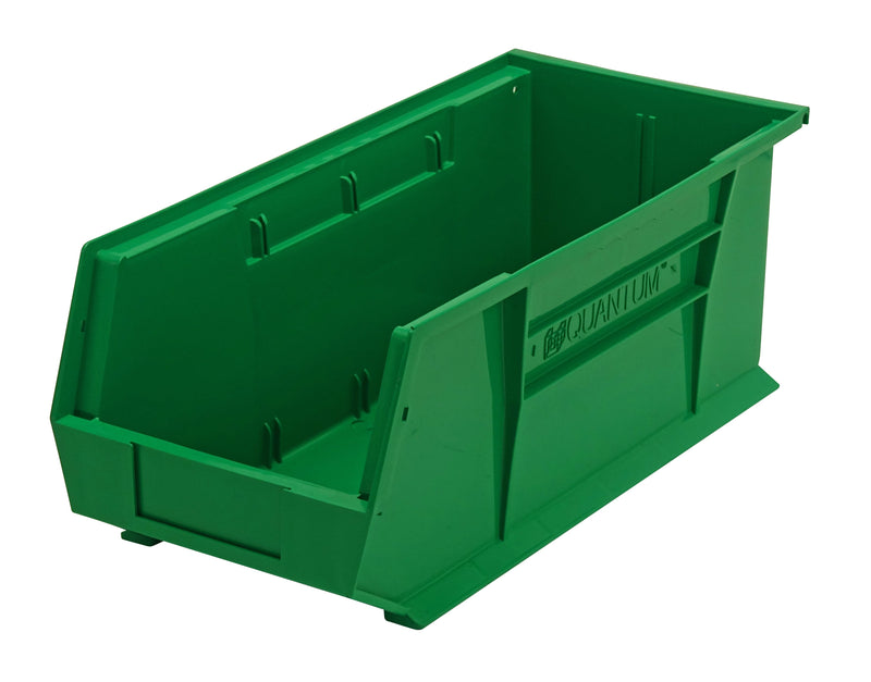Quantum QUS248GNCS, QUS Quantum Ultra Stacking & Hanging Polypropylene Green Bins, By Case