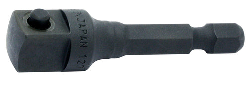 Ko-Ken 112-50P, 1/4 Hex Dr. Adaptor  3/8 Square Length 50mm Pin type