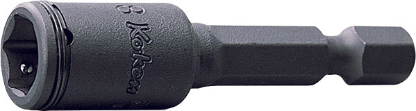 Ko-ken 113.50(2B)-10, 1/4" Hex Drive Nutsetter, 10mm Hex (Nut Grip), Length 50mm