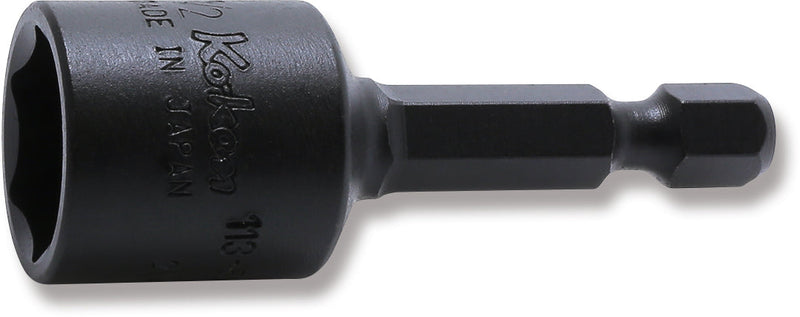 Ko-ken 113.50-1/4, 1/4" Hex Power Drive Nutsetter, 1/4" Hex, Length 50mm