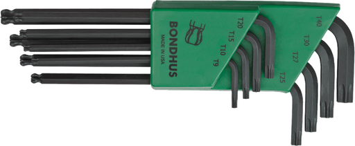 Bondhus 11720, Ball-End, ProGuard, Tagged/Barcoded, 5-Pack, Torx, BallStar L-Wrench