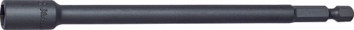 Ko-ken 115.100-14, 1/4" Hex Power Drive Nutsetter, 14mm Hex, Length 100mm, Fixed Magnet