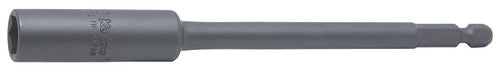 Ko-ken 115G.75-13, 1/4" Hex Drive Nutsetter, 13mm Hex, Length 75mm, Sliding Magnet