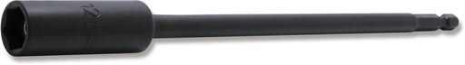 Ko-ken 115G.200-12, 1/4" Hex Drive Nutsetter, 12mm Hex, Length 200mm, Sliding Magnet