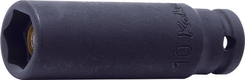 Ko-ken Metric Hex, 6-Point, Flat Drive, Impact Socket