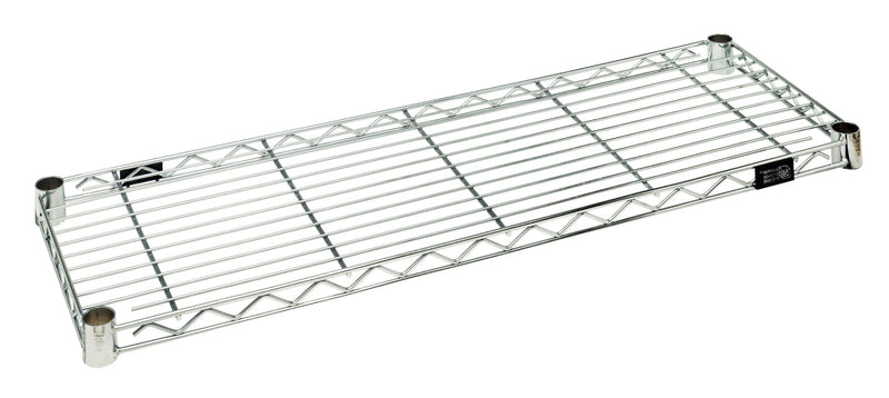 Quantum 1260C, 60"W x 12"D, Wire Shelf, Chrome Plated Finish, NSF