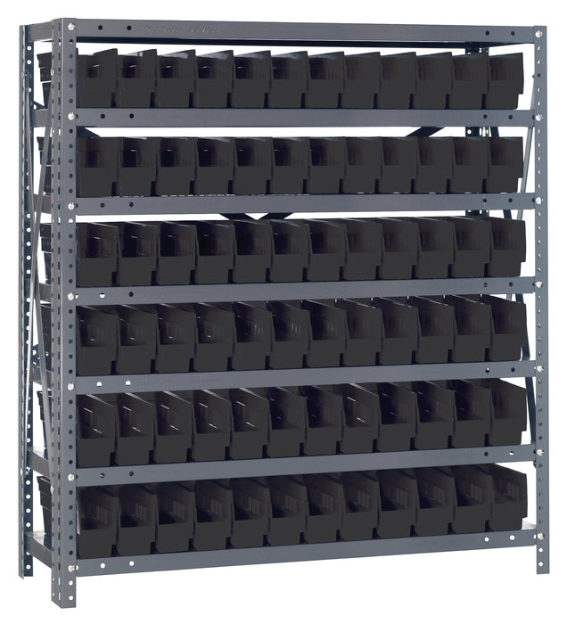 Quantum 1239-100BK | Shelving Unit