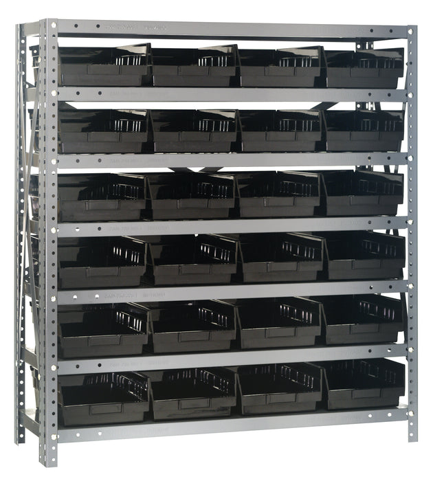 Quantum 1239-107BK | Shelving Unit