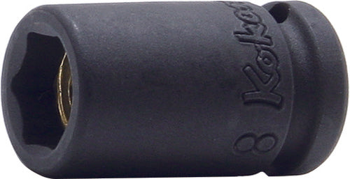 Ko-ken 12400MG-4.5, 1/4 Sq. Dr. Socket, 4.5mm 6 point, Length 23mm, Magnet