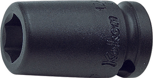 Ko-ken 12400M-10, 1/4 Sq. Dr. Socket, 10mm 6 point, Length 23mm