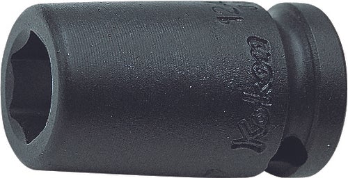 Ko-ken 12400A-3/8, 1/4 Sq. Dr. Socket, 3/8 6 point, Length 23mm