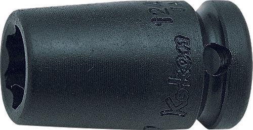Ko-ken Impact Socket, Metric Hex, 6-Point, Surface Drive, Non-Covered, Non-Magnetic, Impact Rated