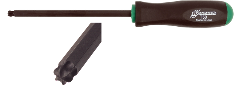 Bondhus BallStar Screwdriver, Torx, Ball-End, ProGuard