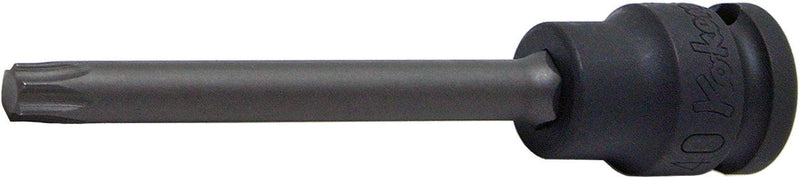 Ko-ken 13025.90-T40, 3/8" Square Drive Power Bit Socket, TX 40 - Torx Key, Length 90mm, Impact Rated