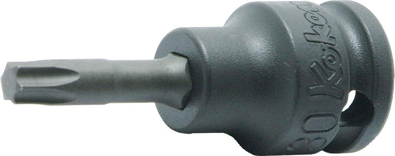 Ko-ken 13025.50-T30, 3/8" Square Drive Power Bit Socket, TX 30 - Torx Key, Length 50mm, Impact Rated