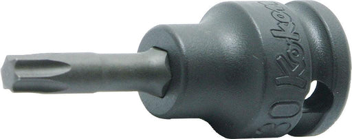 Ko-ken 13025.50-T45, 3/8" Square Drive Power Bit Socket, TX 45 - Torx Key, Length 50mm, Impact Rated