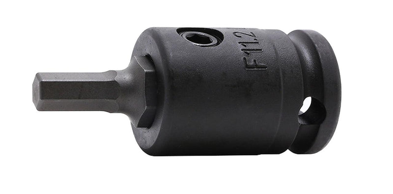Ko-ken 13134M.52-10, 3/8" Square Drive Power Bit Socket, 10mm Hex Key, Length 52mm, Impact Rated