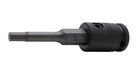 Ko-ken 13134M.92-5, 3/8" Square Drive Power Bit Socket, 5mm Hex Drive, Length 92mm, Impact Rated