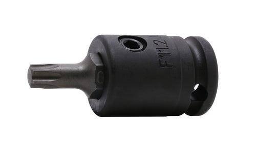 Ko-ken 13134T.52-T60, 3/8" Square Drive Power Bit Socket, TX 60 - Torx Key, Length 52mm, Impact Rated